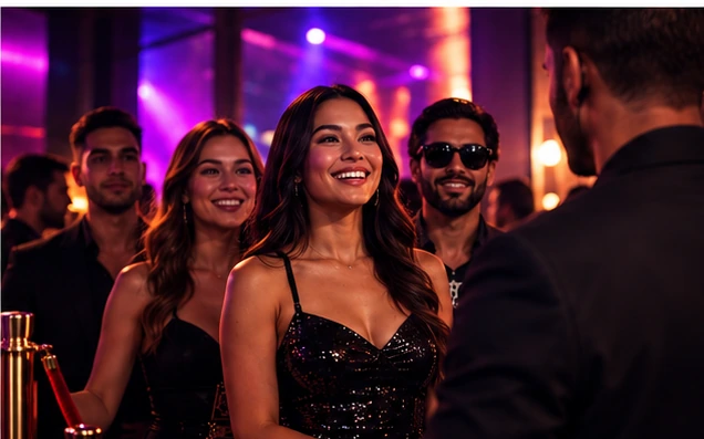 Regular and VIP nightclub guests
